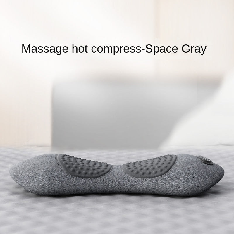 Coussin lombaire chauffant à mémoire de forme avec fonction massage