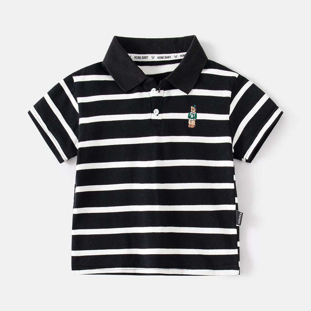 Polo à rayures