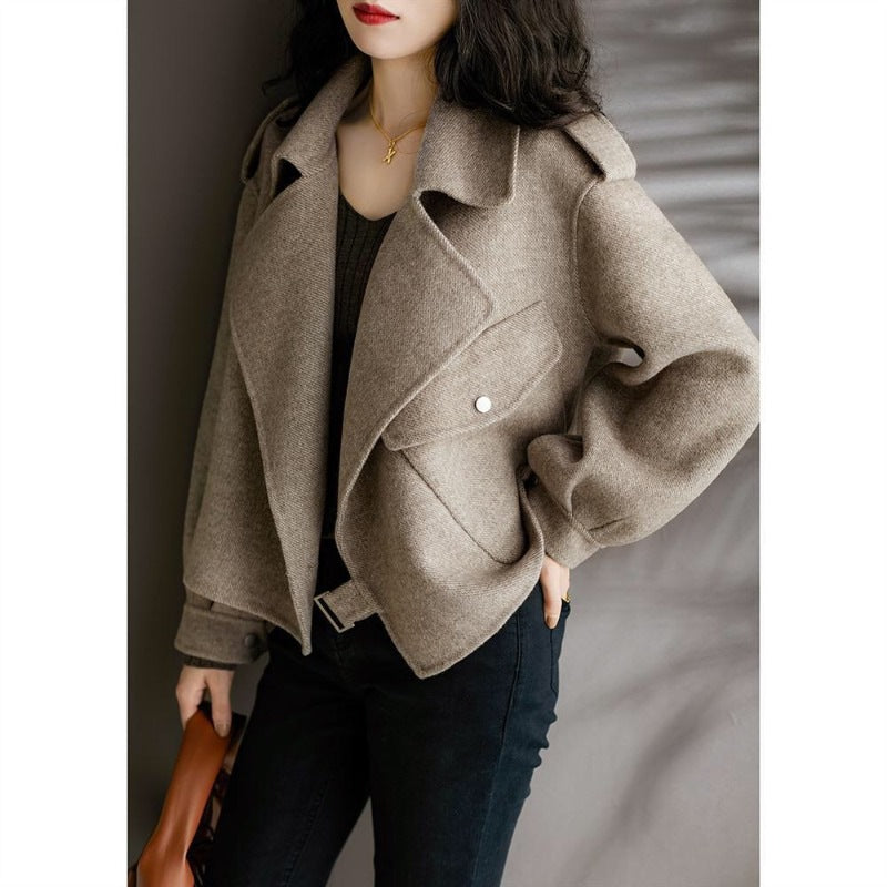 Veste courte en laine