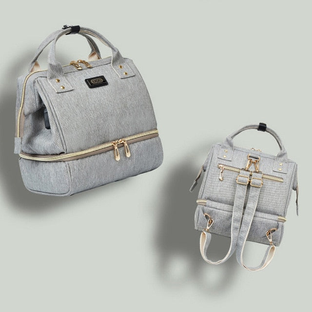 Sac à langer , grande capacité, pour maman, sac à dos de voyage isotherme