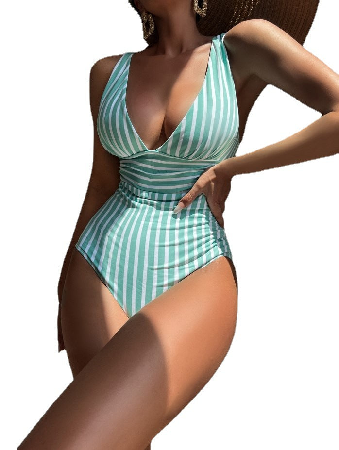 maillot de bain rayé