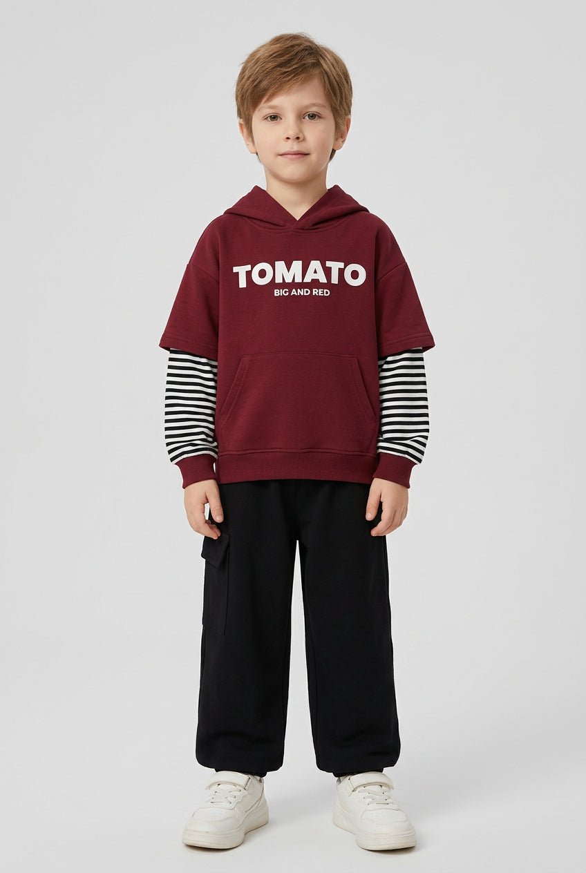 Ensemble de vêtements de sport – Sweat à capuche et pantalon cargo