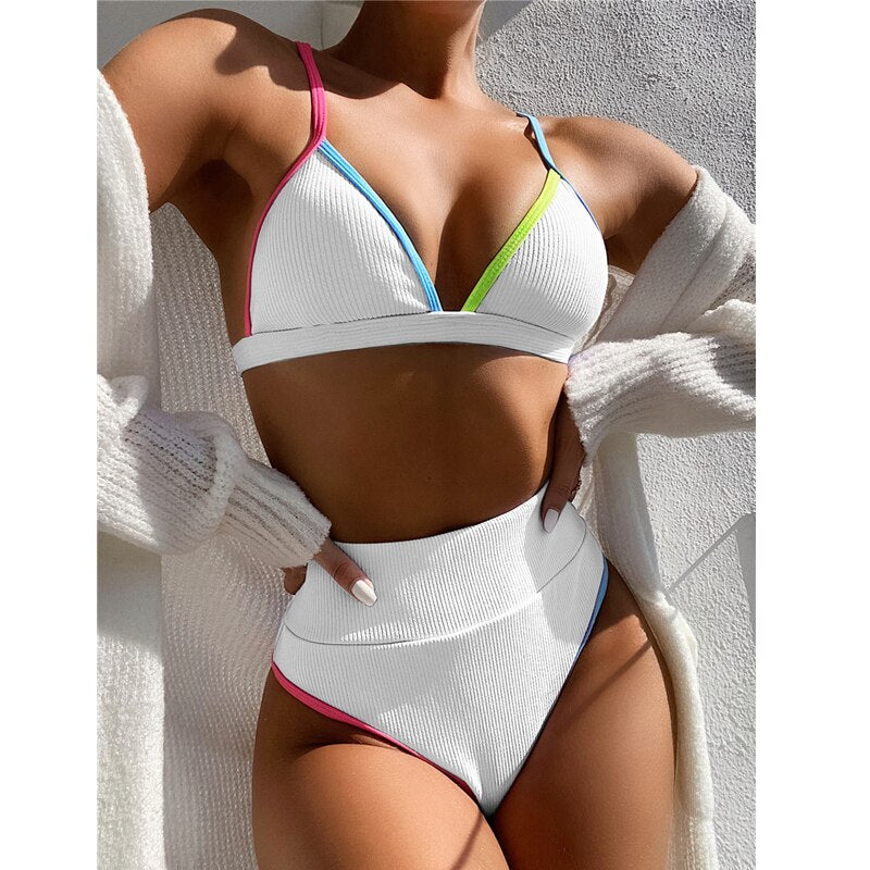 Ensemble bikini patchwork