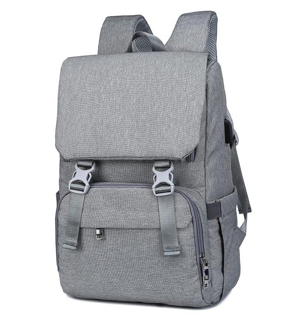 Sac à langer avec port USB, grand sac à langer pour bébé, sac à dos de voyage pour maman, sac d'allaitement