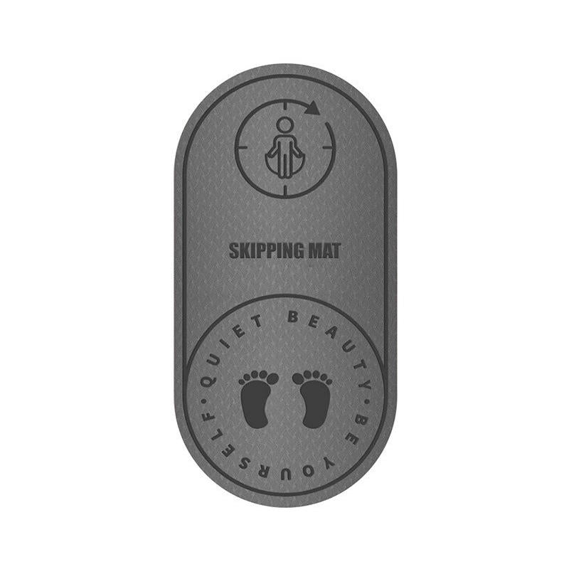 Tapis de corde à sauter plus grand, antidérapant, pour exercices d'intérieur et d'extérieur, avec support pour corde à sauter.