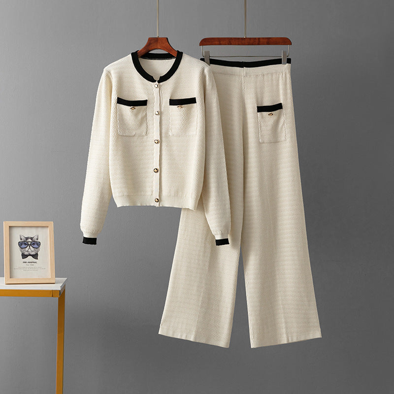Ensemble Gilet boutonnée et Pantalon large