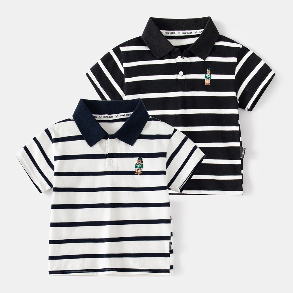 Polo à rayures
