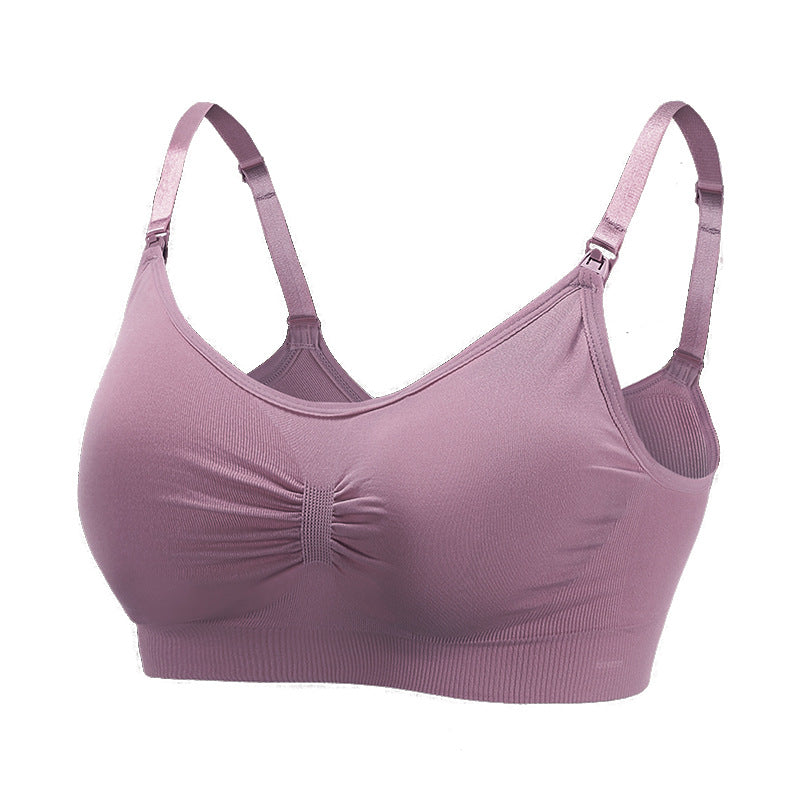 Soutien-gorge d'allaitement sans coutures grande taille pour l'allaitement et le soutien post-partum