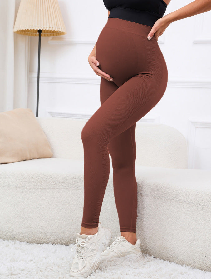 Pantalon de maternité legging taille haute