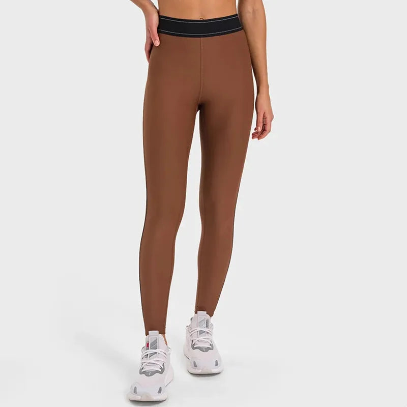 Pantalon de sport taille haute gainant pour femme, legging de fitness élastique, legging de compression pour la salle de sport, séchage rapide