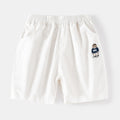 Shorts d'été avec broderie de dessin animé