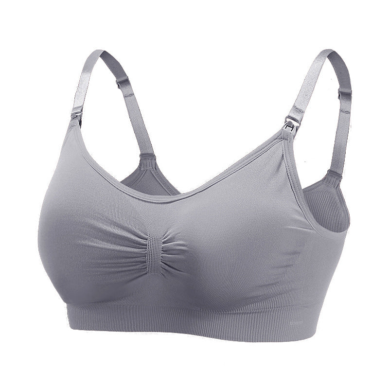 Soutien-gorge d'allaitement sans coutures grande taille pour l'allaitement et le soutien post-partum