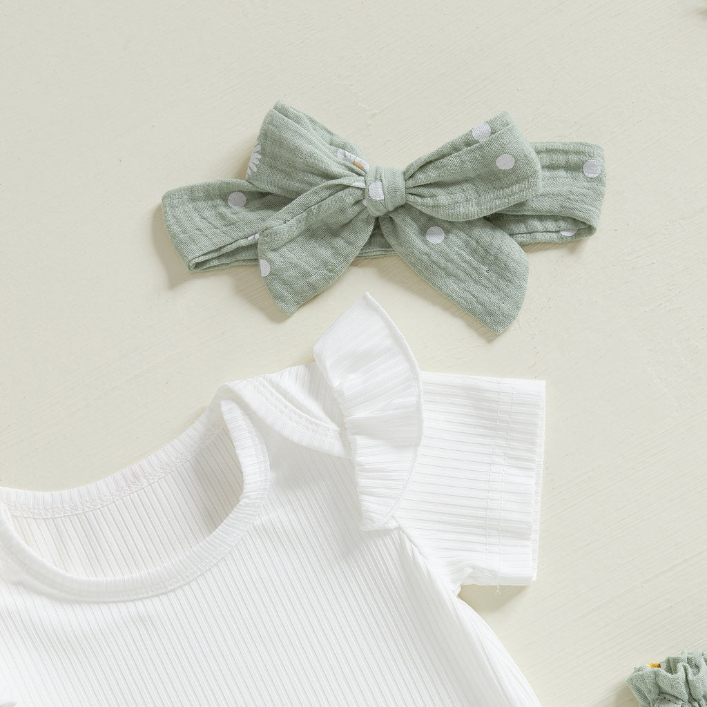 Ensemble Body + short à imprimé floral