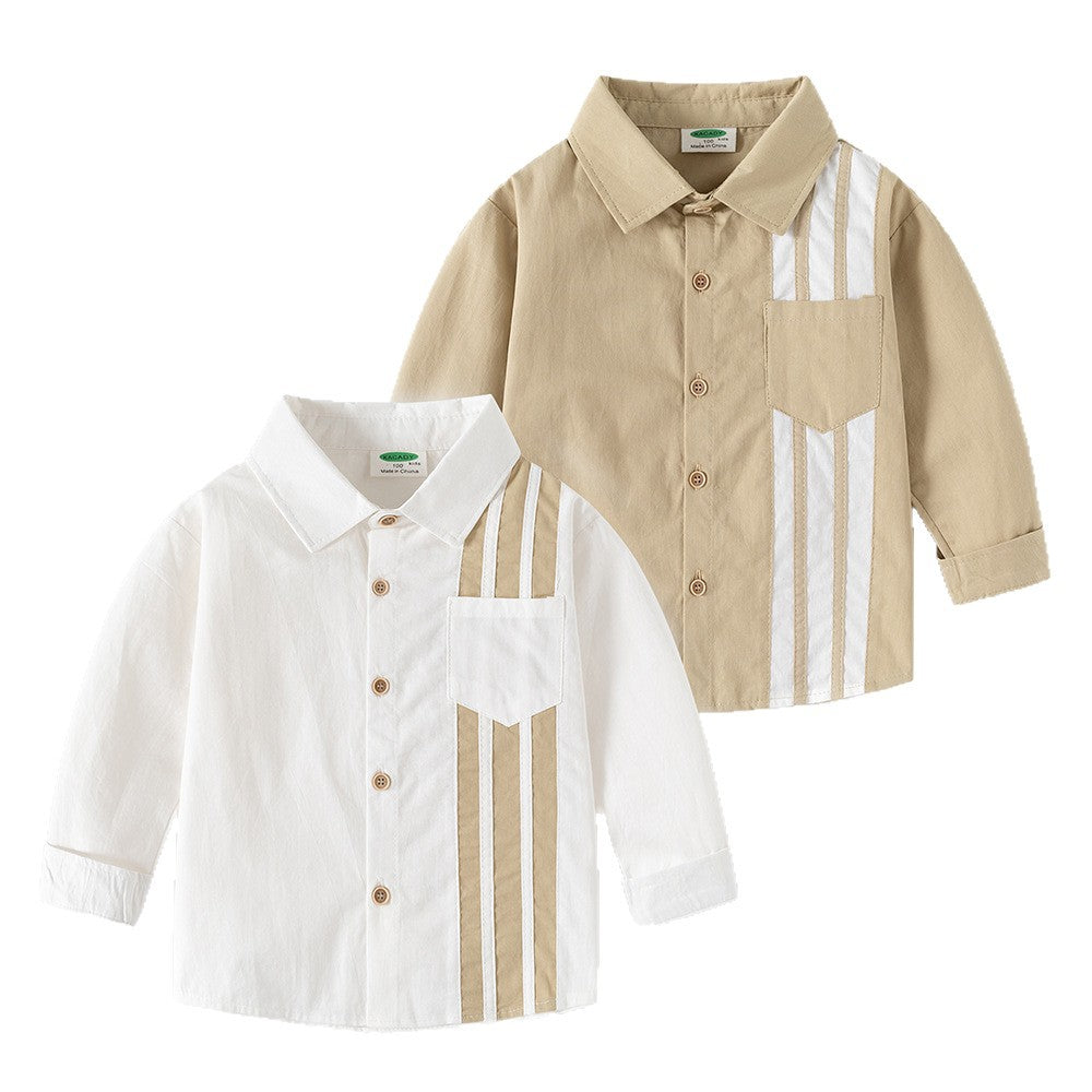 Chemise à manches longues pour garçon