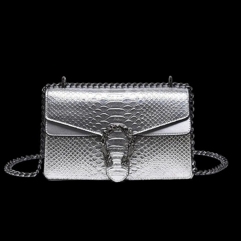 Sac à motif crocodile