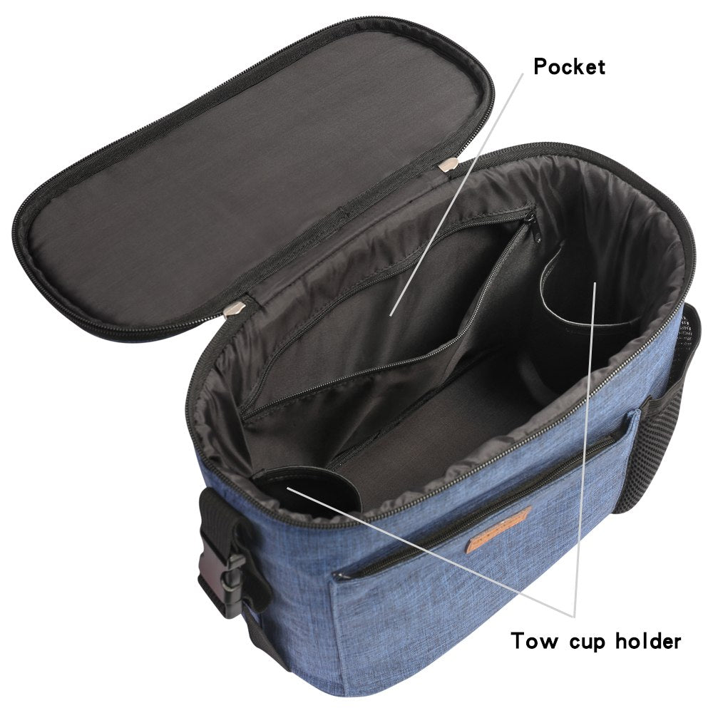 Sac à langer pour bébé, sac à couches de maternité, organisateur de poussette, sac de voyage suspendu pour landau ou poussette, sac pour biberon