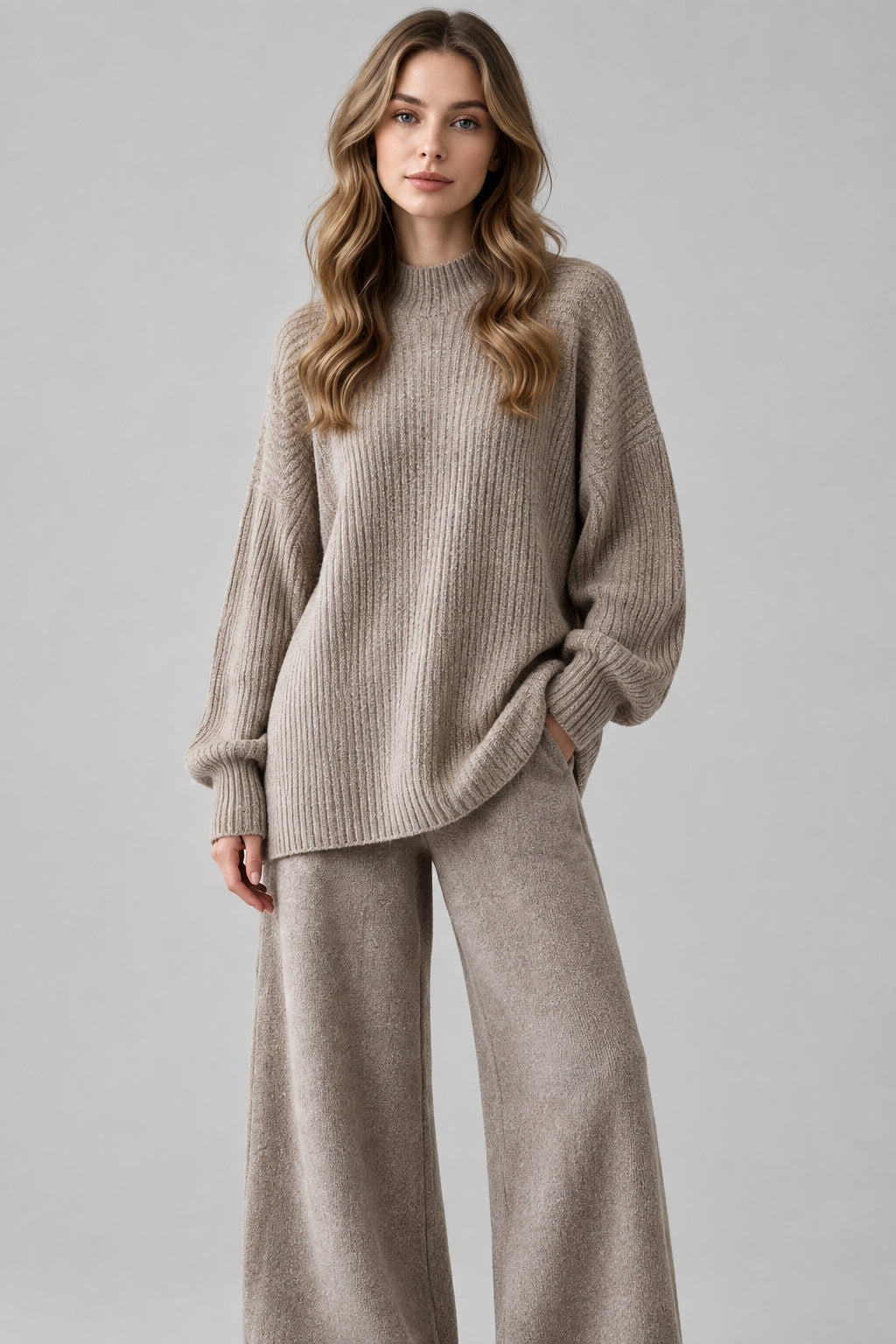Ensemble pull et pantalon large