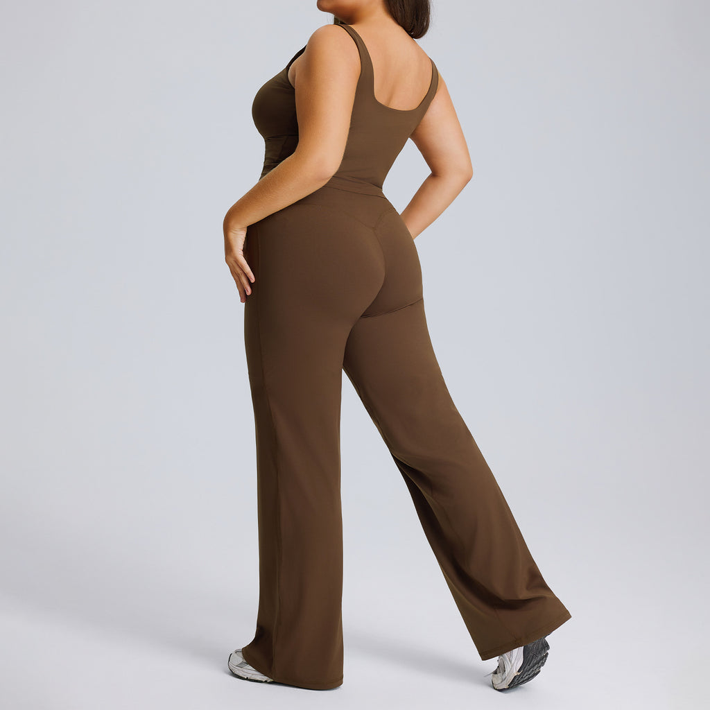 Ensemble de yoga grande taille pour femme, tenue de sport pour la course et le fitness en extérieur