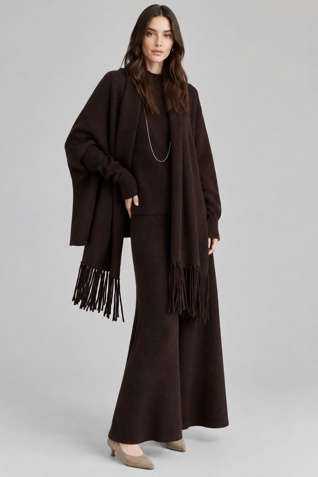 Robe Longue avec châle