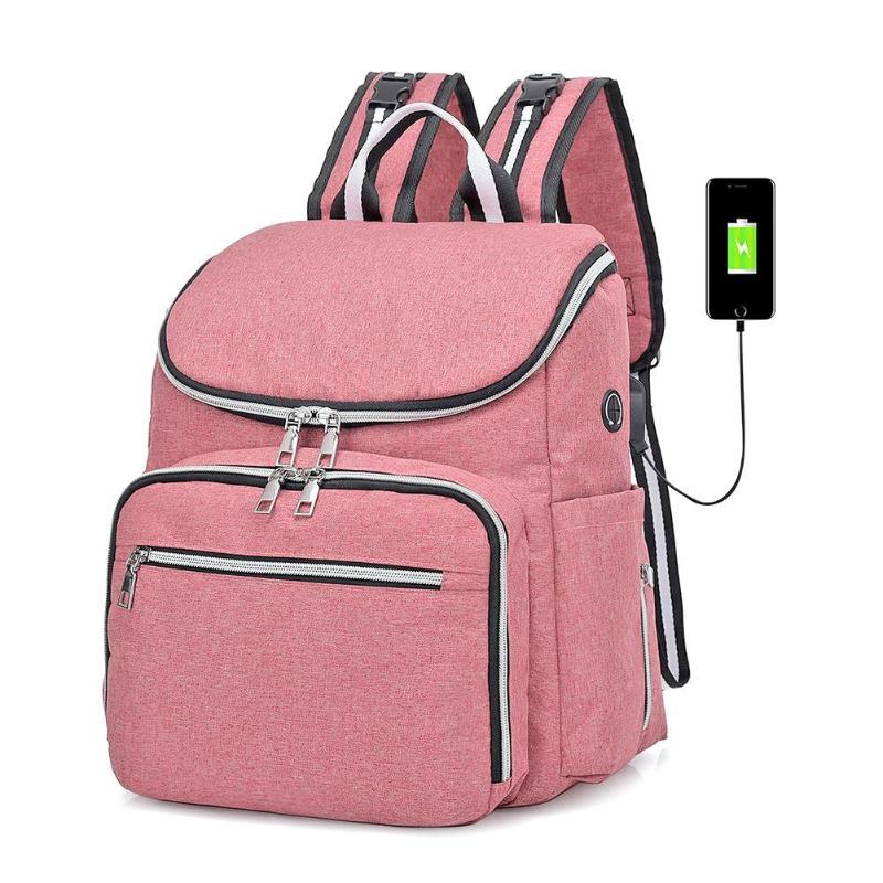 Sacs à langer de maternité tendance, imperméables, grande capacité, sac d'allaitement, sacs à dos multifonctions pour maman