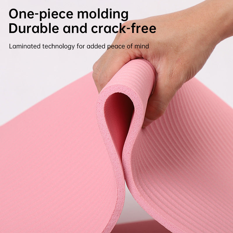 Tapis extra-long : 200 cm × 80 cm × 20 mm. Idéal pour le yoga, le fitness, la salle de sport, le Pilates à domicile et pour dormir au sol.