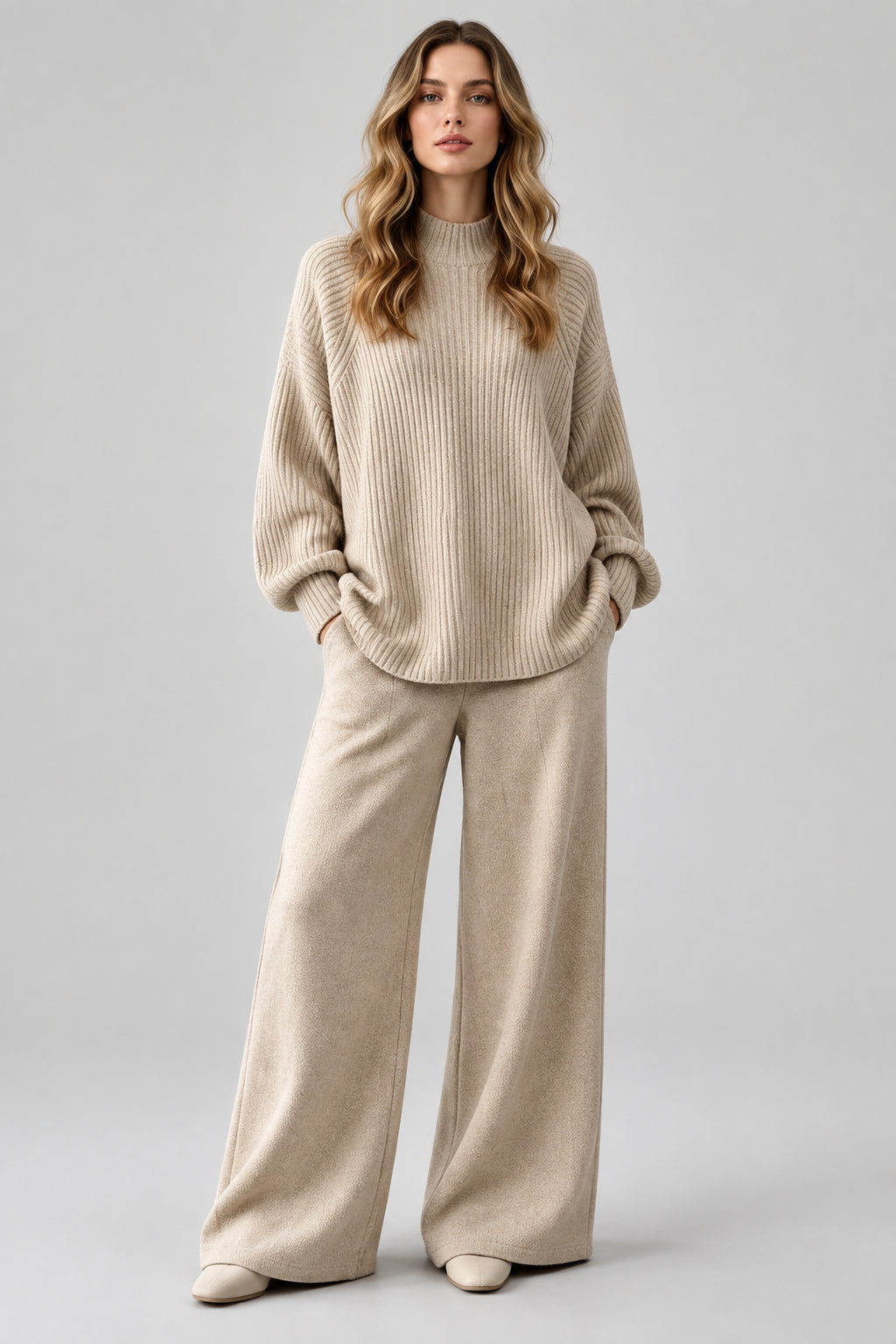 Ensemble pull et pantalon large