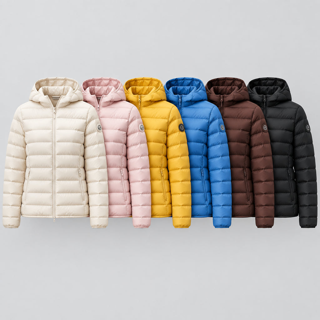 Veste courte à manches longues et capuche