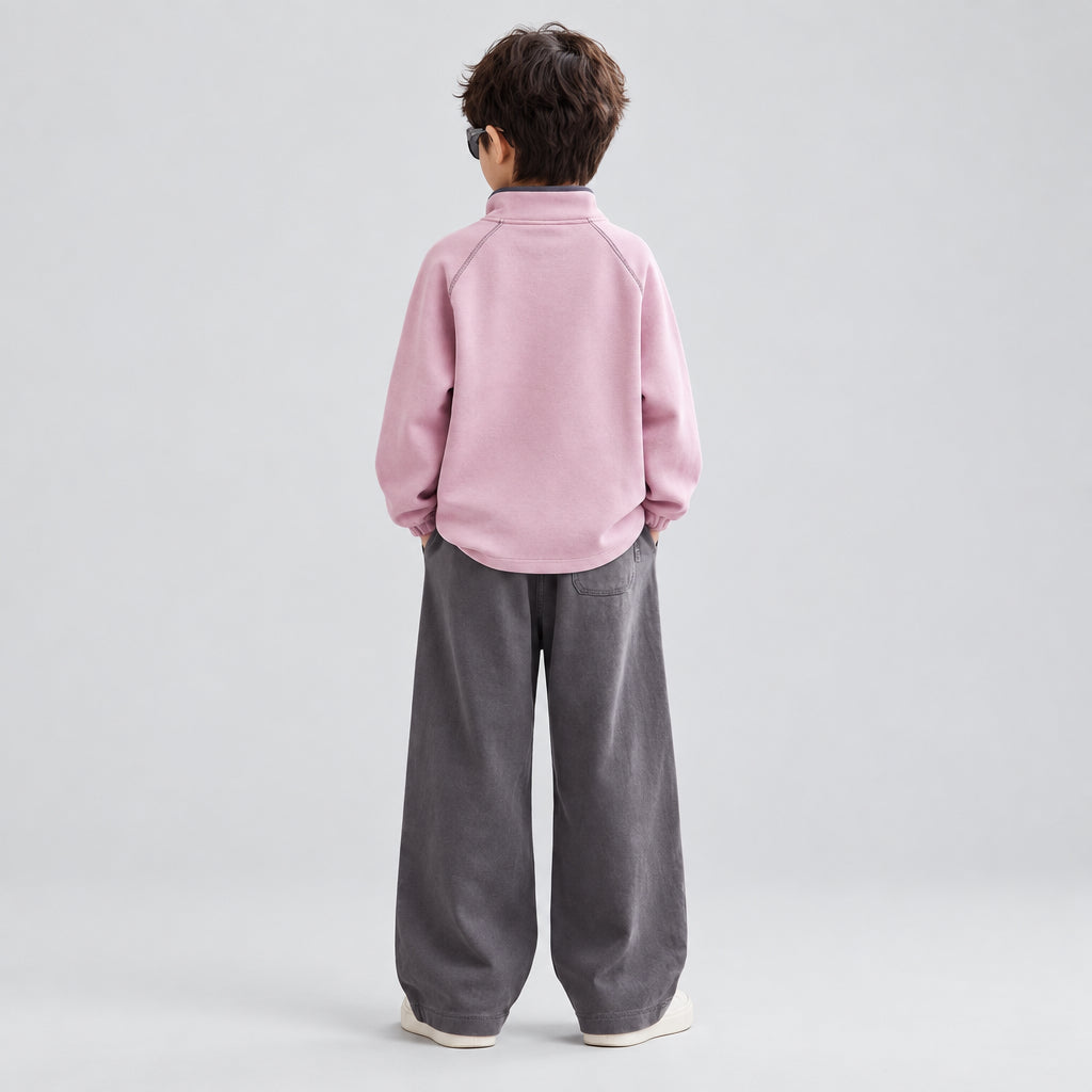 Ensemble deux pièces décontracté et ample : sweat à capuche et pantalon