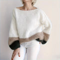 Pull col rond, doux et douillet