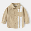 Chemise à manches longues pour garçon