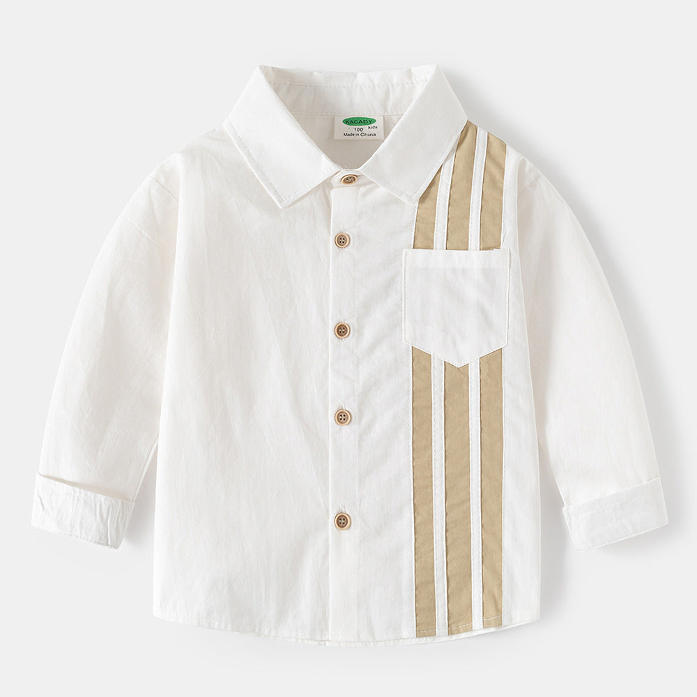 Chemise à manches longues pour garçon