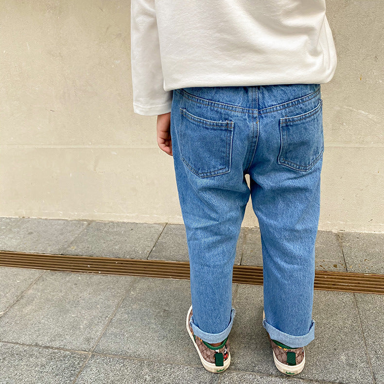 Pantalon en jean déchiré pour enfant