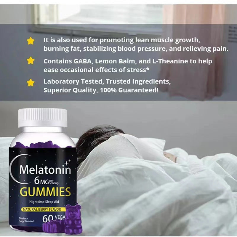 Gommes à la mélatonine pour le sommeil