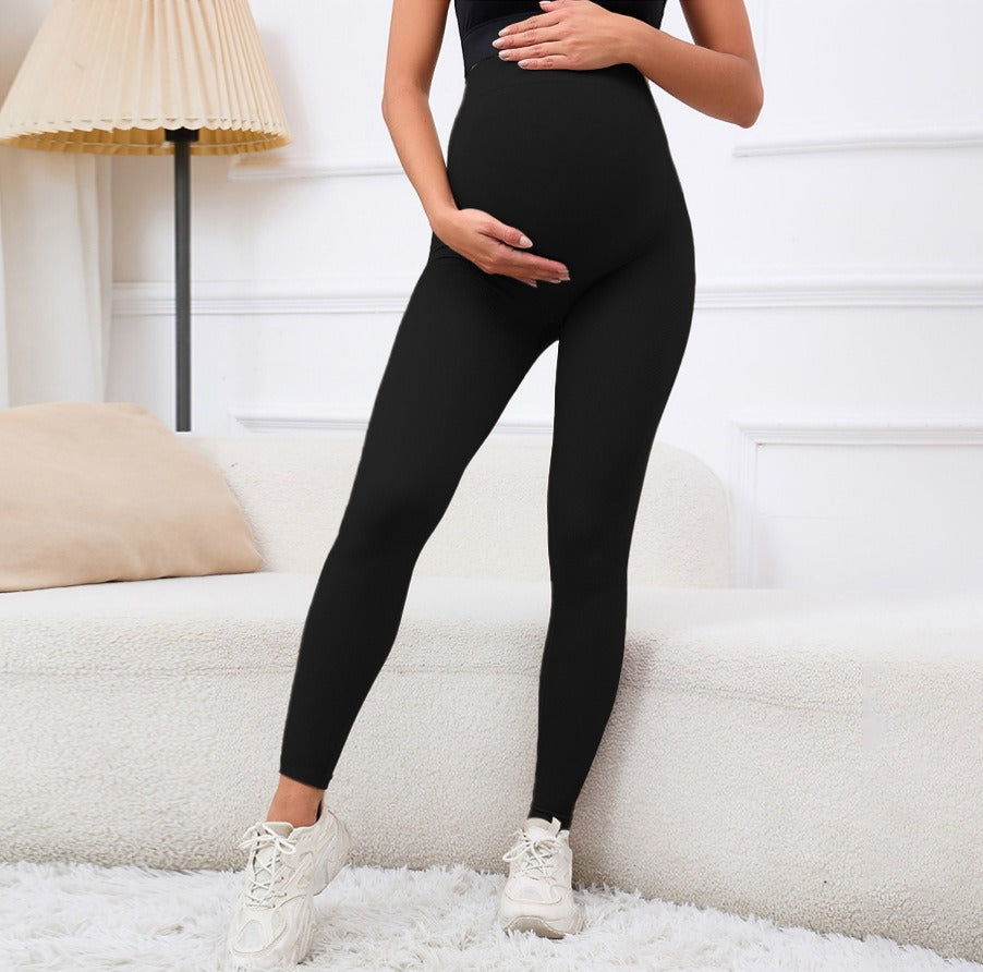Pantalon de maternité legging taille haute