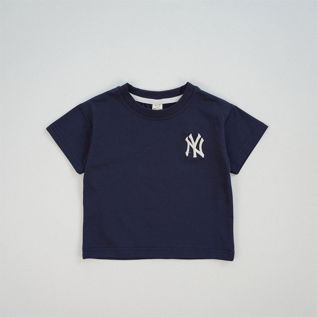 T-shirt brodé pour enfant en coton