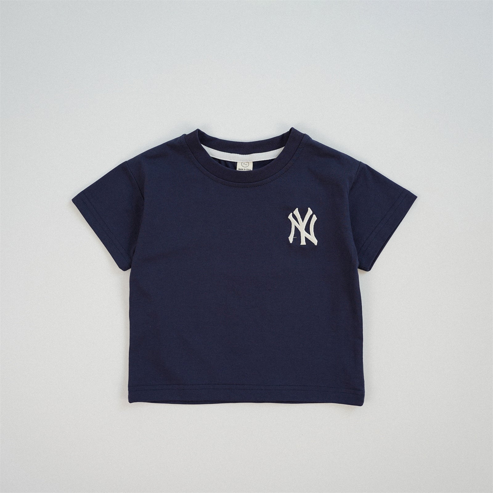 T-shirt brodé pour enfant en coton