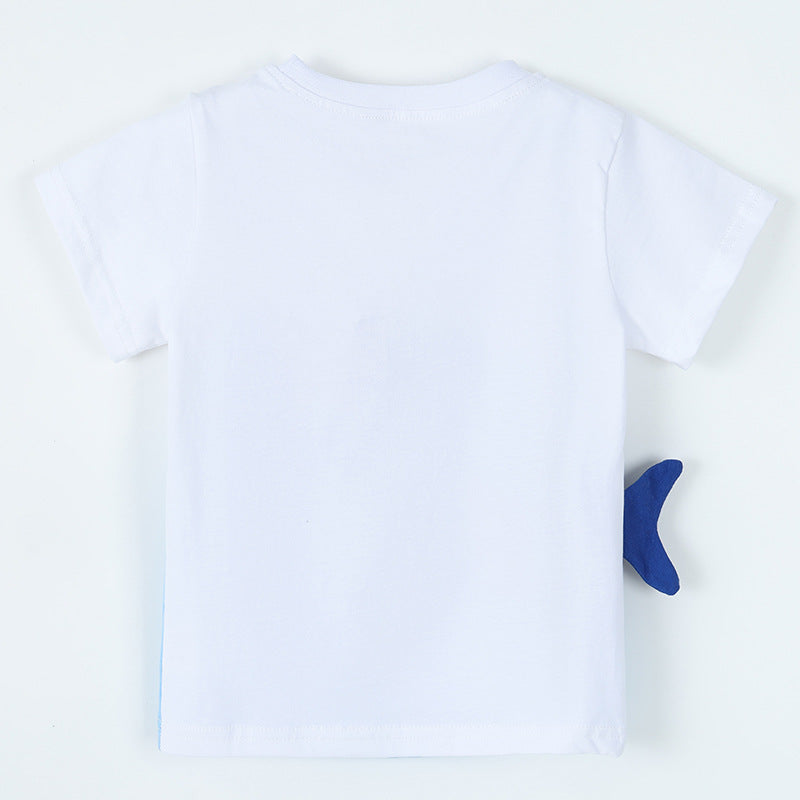 T-shirt enfant à col rond et manches courtes