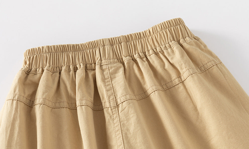 Shorts d'été avec broderie de dessin animé