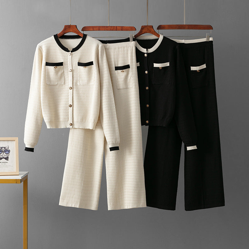 Ensemble Gilet boutonnée et Pantalon large