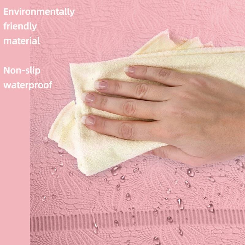 Tapis de corde à sauter plus grand, antidérapant, pour exercices d'intérieur et d'extérieur, avec support pour corde à sauter.