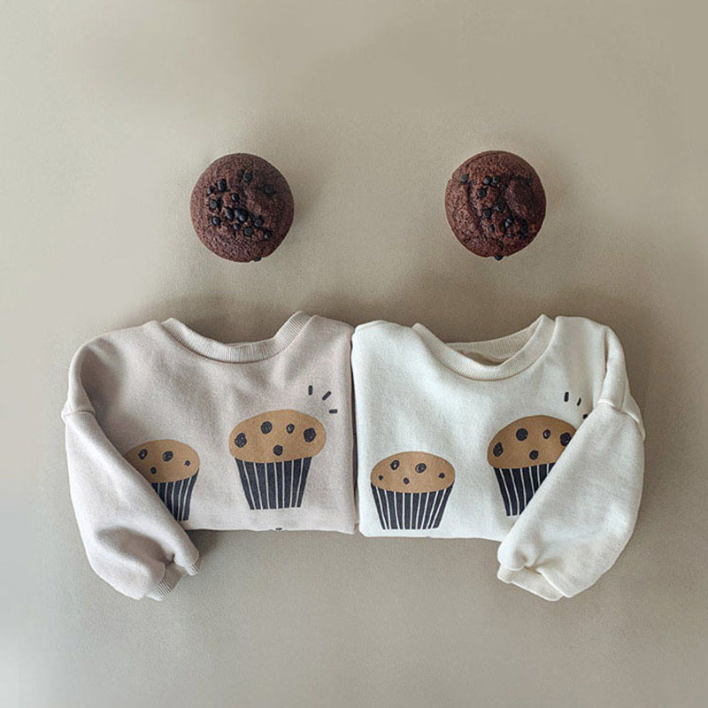 Sweat à capuche décontracté en polaire avec motif