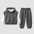 Ensemble trois pièces Tenue style cargo avec sweat à capuche