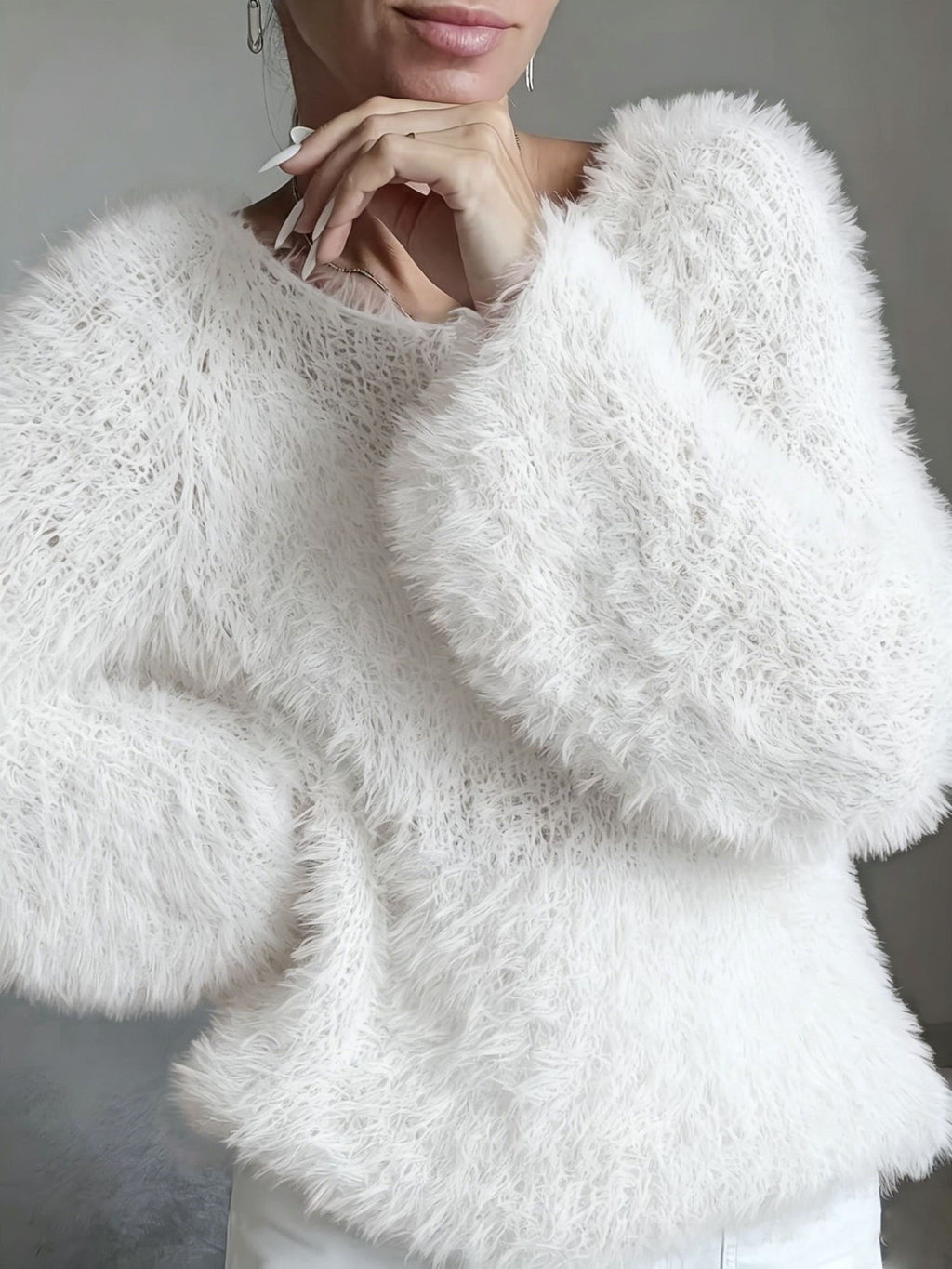 Pull ample au toucher doux