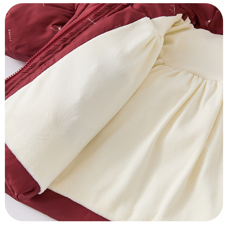 veste en coton épais avec nœud papillon