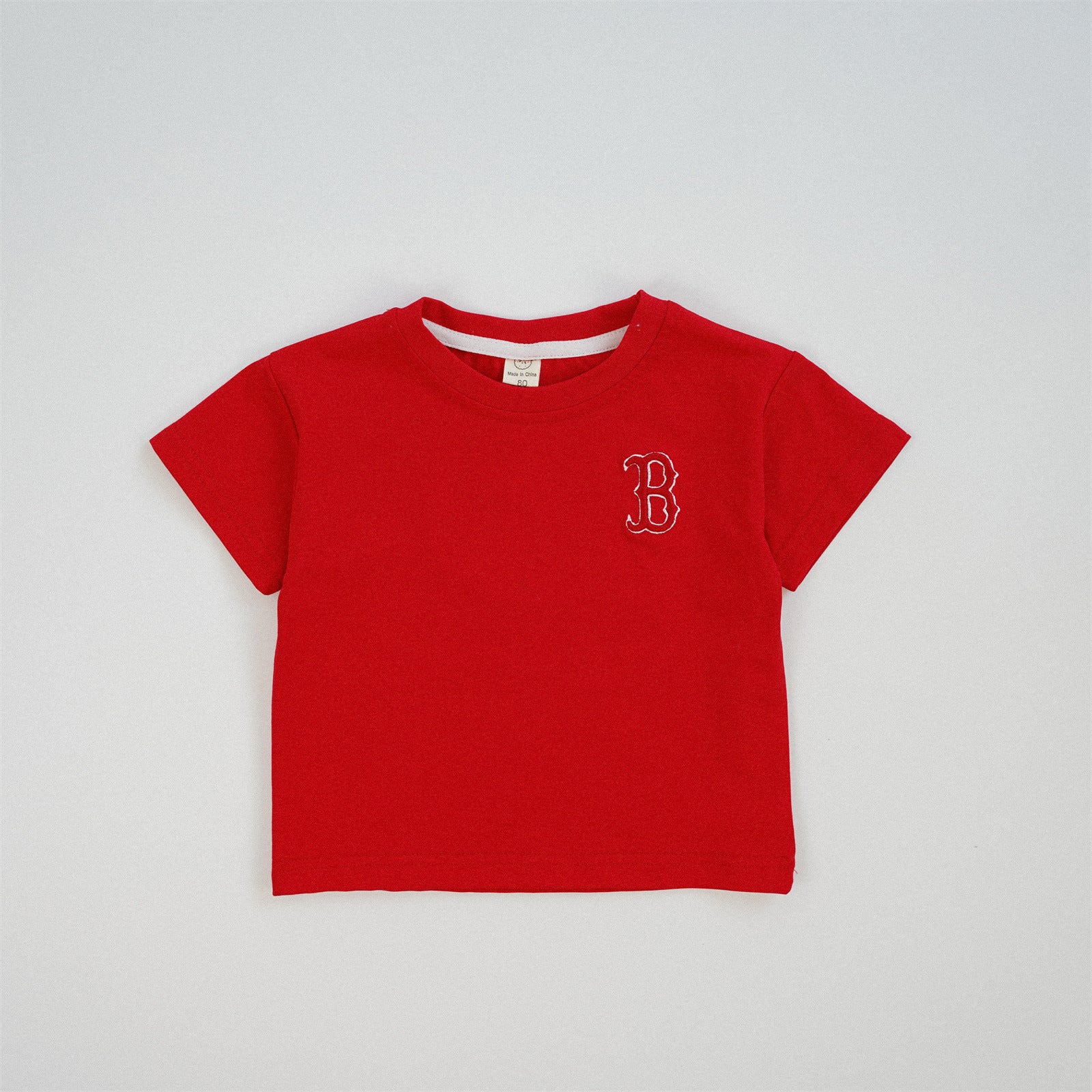 T-shirt brodé pour enfant en coton