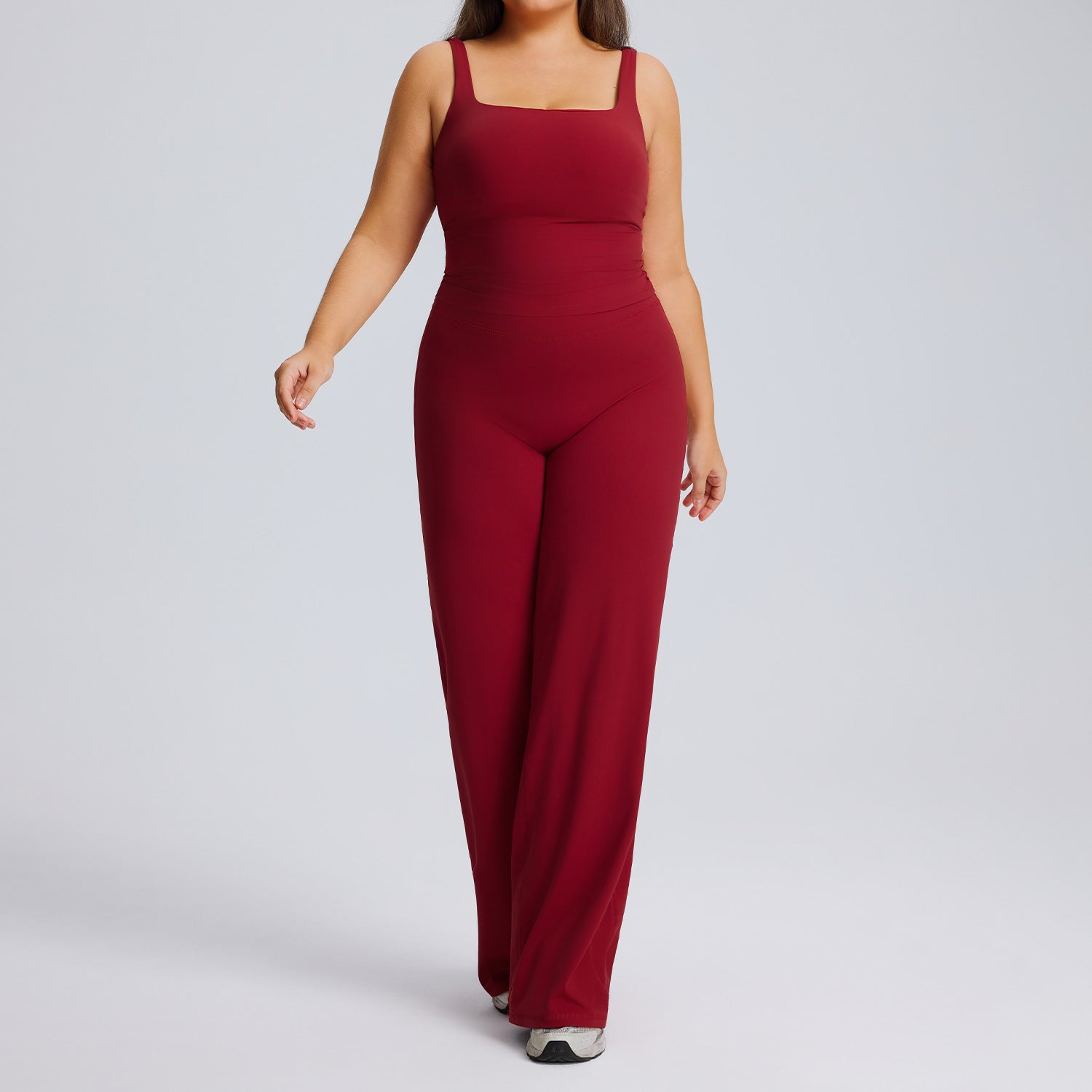 Ensemble de yoga grande taille pour femme, tenue de sport pour la course et le fitness en extérieur