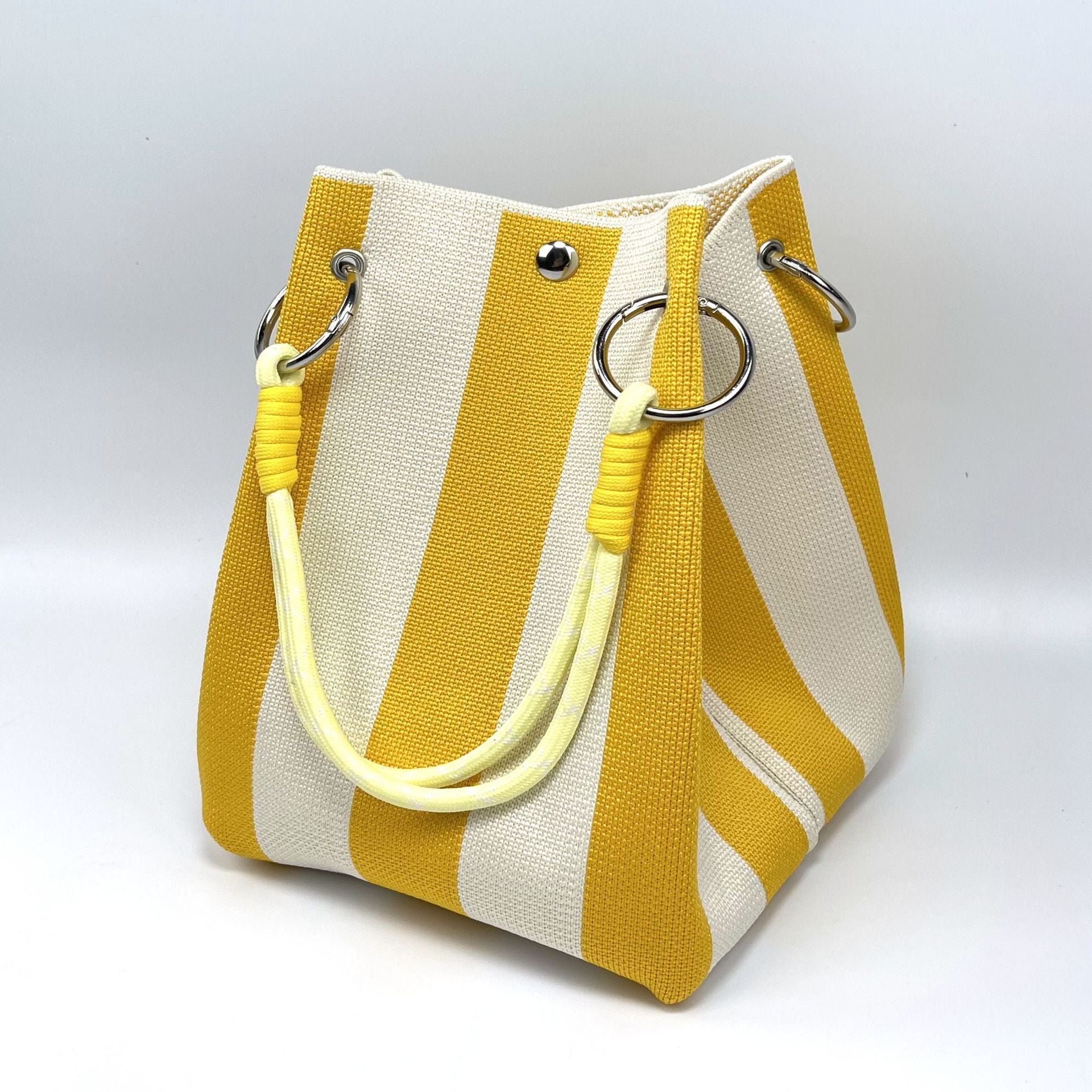 Sac seau, sac tissé, sac à main tricoté, sac bandoulière