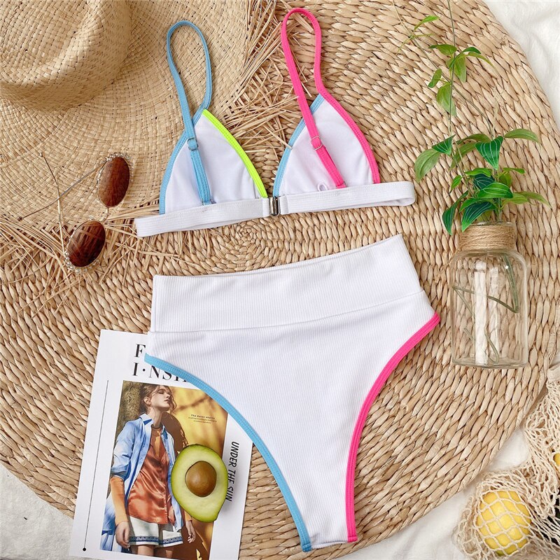 Ensemble bikini patchwork