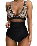 Maillot de bain une pièce taille haute , moulant et sexy, décolleté ajouré
