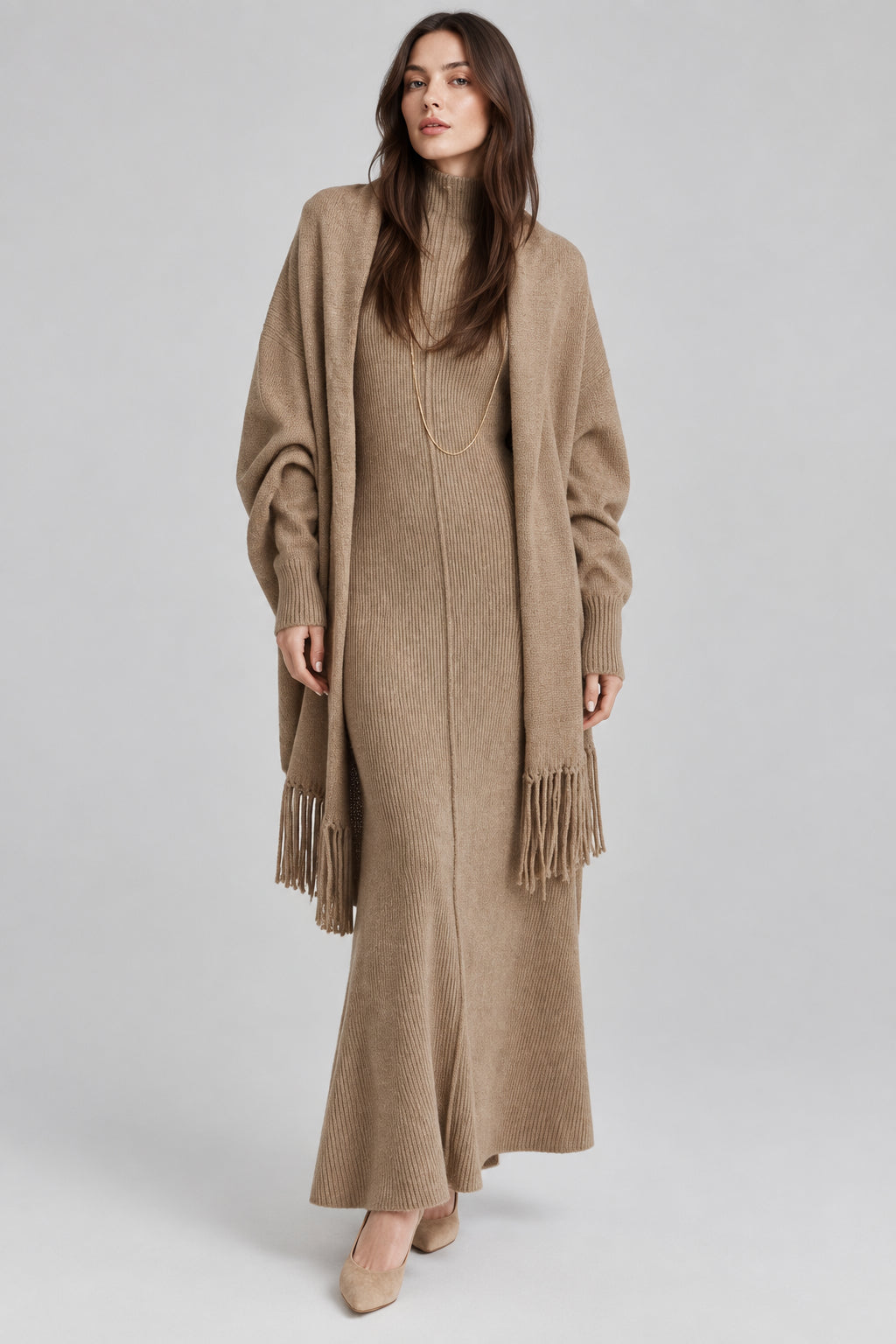 Robe Longue avec châle